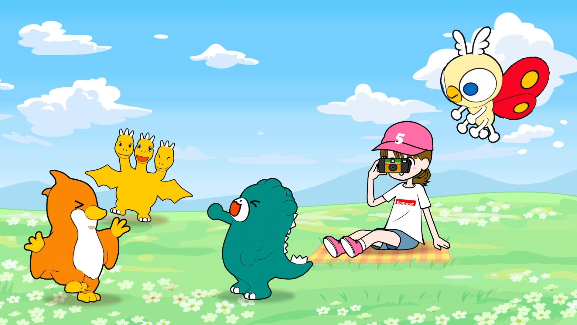 Banner for I’m home, Chibigodzilla Season 2